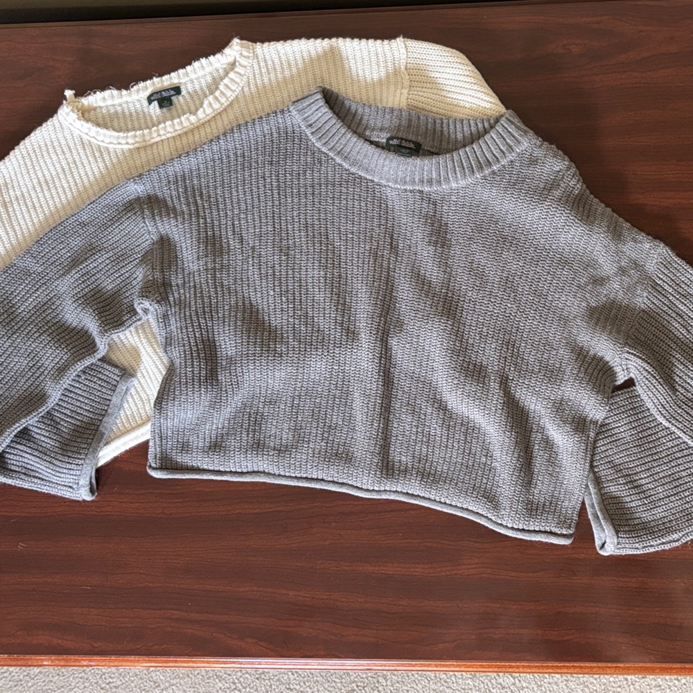 Wild Fable Crop Sweater Duo — Cute Fall/Winter Staples!